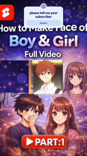 how to make face of boy and girl drawing tutorial