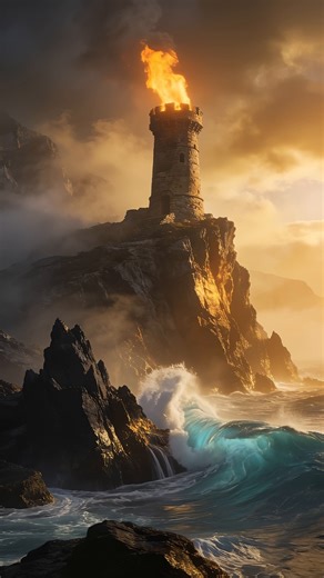 Ancient, Lighthouse, Watchtower. Free Stock Video
