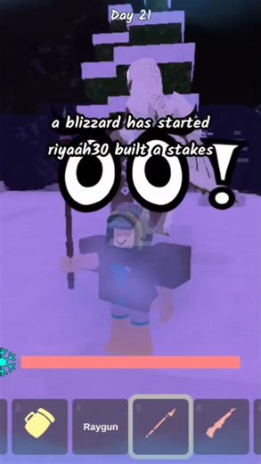 Roblox Blizzard Hits the Forest in 99 Nights in the Forest 🔥🔥 #roblox #99nightintheforest #gaming