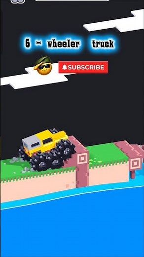 Drive mad level 61: Walkthrough 6 Wheeler Truck solution 🚜 #shorts