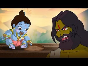 Krishna The Great - शकटासुर पर बाल गोपाल की विजय | Hindi Cartoon For Kids | Stories For Kids