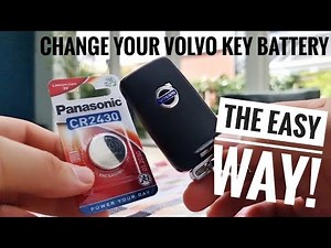 Battery replacement on Volvo key