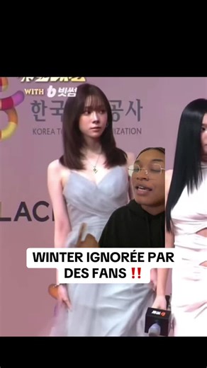 Winter de aespa qui se fait ignoré par des fans c’est tellement méchant.. #winter #aespa #jungkook #bts #kpop