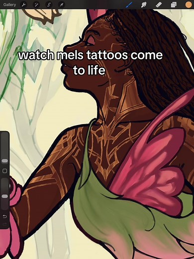 tattoos/sigils, was so fun to render them #melmedarda #arcane