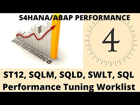 SAP Performance - Part 4 - ST12 SQLM SQLD SWLT SQL Performance Tuning Worklist
