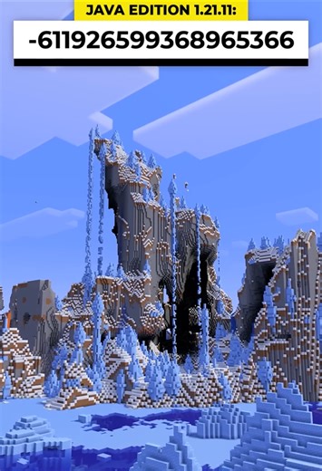 Minecraft seed with ice spikes above the height limit | Extreme biome exploration