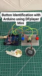 Button Identification with Arduino using DFplayer Mini #arduino #engineering #electronics #arduinoproject #electricalengineer #arduinobeginner #programming #uploadideaswithitamar | Upload Ideas with Itamar