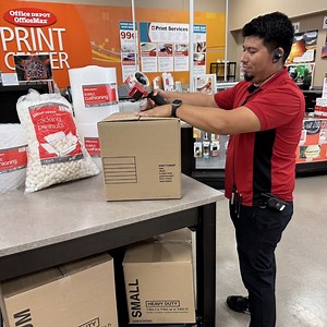 Need to start preparing for an upcoming move? Adriel is here to help you stock up on everything you need to make moving a breeze. Shop in-store or order online and pick up in sore in just 20 minutes. https://bit.ly/3Z5bu9W | Office Depot