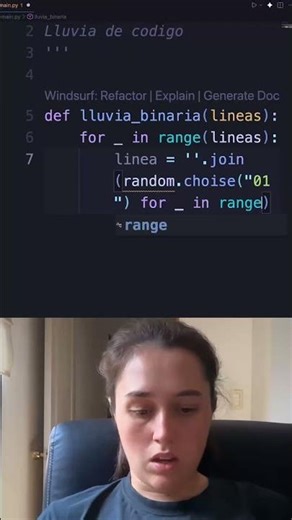 Python challenge! "Rain of Code" simulator