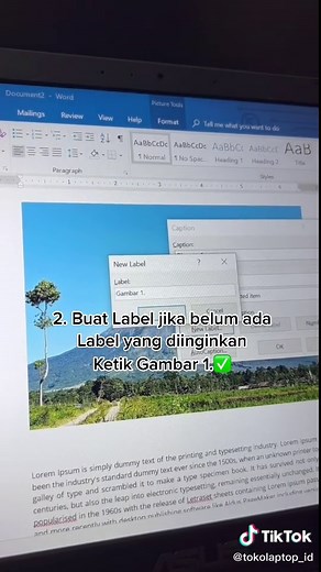 Tips Membuat Caption Gambar di Word secara Otomatis