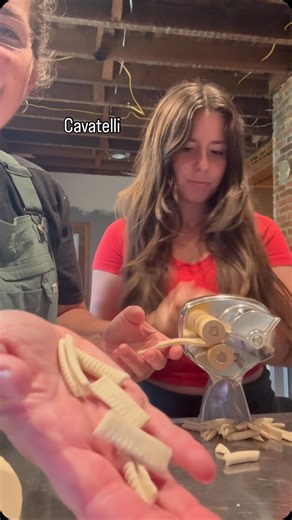 Hughes Farm & Apiary on Instagram: "Better living through kitchen gadgets! Pick this one up at the thrift store for just a couple bucks. I used my manual crank pasta roller to roll it out, but you could use a rolling pin. I know you could just do this on a gnocchi board, but like I said better living through kitchen gadgets. #gadget #kitchen #homemade #pasta #cavatelli #fromscratch"