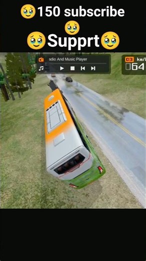 Hill Station Driving in Bus Simulator! 🌲🎮#shorts #youtubeshort #viralvideo #bussimulator
