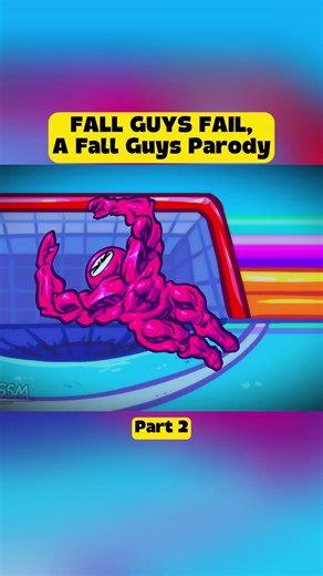 FALL GUYS FAIL, A Fall Guys Parody #funnyvideos #fallguys #usa #fyp #animation