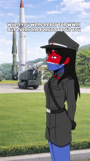 North Korea Disappointed 🚀 #countryhumans #countrygirl