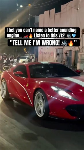 $600k FERRARI 812 COMPETIZIONE Screams in Bangalore! 🏎️💨#ferrari #v12 #loud #cars