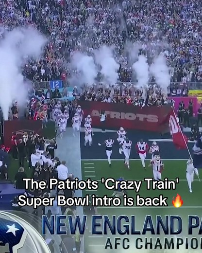 Patriots 'Crazy Train' Super Bowl Intro Returns