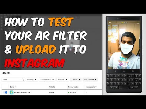How to Test and Upload Your AR Filter to Instagram or Facebook?