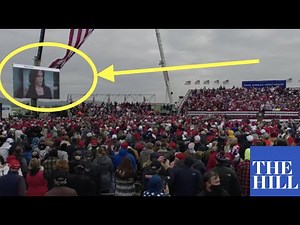 Trump plays BRUTAL compilation video of Kamala Harris, Joe Biden