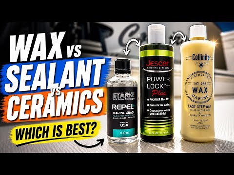 Wax vs Polymer Sealant vs Ceramic Coating | What’s Best? | Maintain A Boat | Boat Detailing Tips