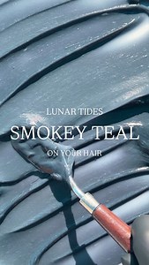 7.6K views · 125 reactions | Your favorite indie brand brings you Smokey Teal - a unique grey based teal hair color with our signature non-damaging vegan formula  #lunartideshair #tealhair #bluehair #greenhair #hairdye #haircolor #hairinspiration | Lunar Tides Hair | Facebook