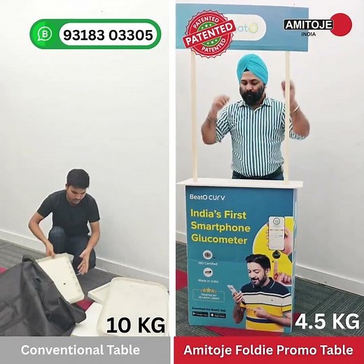 Traditional Promo Table vs Promotable® – 10 Mins vs 5 Seconds Setup! #promotion #amitoje