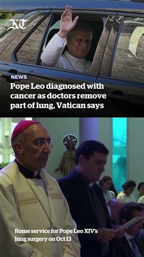 Pope Leo diagnosed with cancer as doctors remove part of lung, Vatican says | Khaleej Times