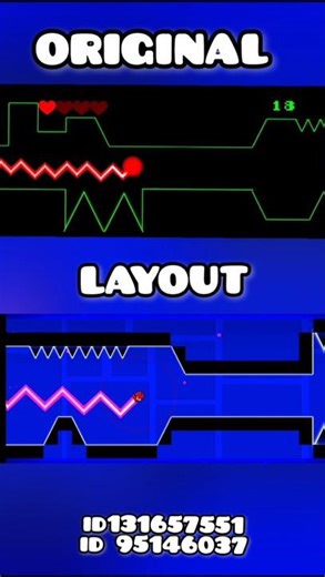 Spongebob Heart in GD #geometrydash #shorts