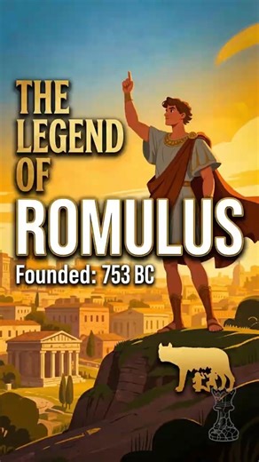 THE LEGEND OF ROMULUS: THE MAN WHO FOUNDED ROME #history #reels #education #rome