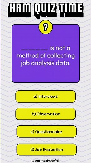HRM Multiple Choice Questions: Test Your Knowledge! #hrm #humanresourcemanagement