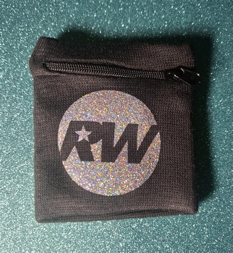 Robbie Williams security wrist zipper purse