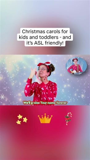🎄O come let us adore Him, Christ the Lord! Christmas carols, educational milestones, Bible stores, prayer and worship - and it’s all very #ASL inclusive 🤟🏼 I make #christian shows for #kids and #toddlers! It’s a blast, and a grind! I pray you’re blessed this Christmas season as we celebrate the birth of our Savior ❤️ #preschool #mom #homeschool #christmascarols | Jingle Jacqui