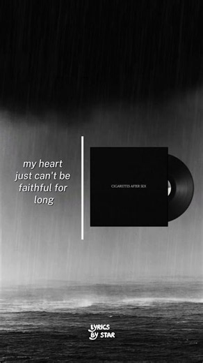 Cry - Cigarettes After Sex ( Lyrics)🎵 #cigarettesaftersex #cry #shorts #lyrics