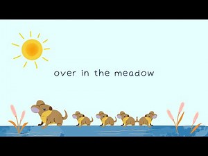 "Over in the Meadow" Spring Singalong | Counting Animals & Subitizing 1-10 | Math & Music for Kids!
