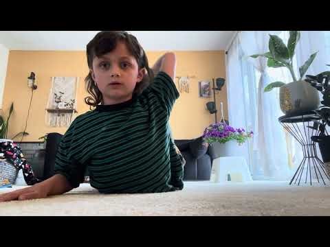 Learning to do a chest stand