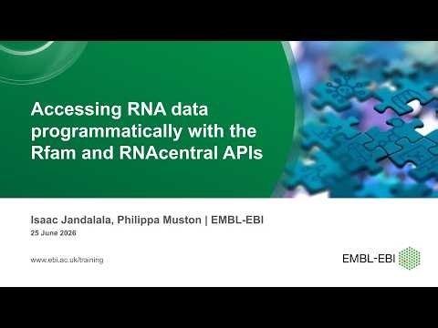 Accessing RNA data programmatically with the Rfam and RNAcentral APIs