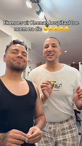 Ek het vergeet hy is allergies julle 😫😫😫 • • • #keenanandtoufiq | Keenan and Toufiq