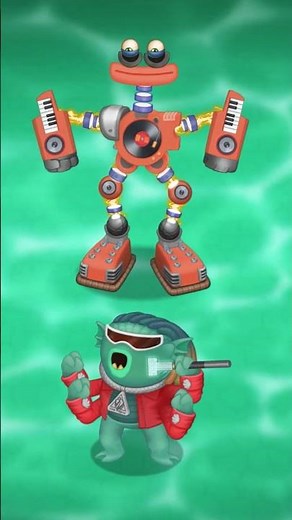 T-Pirainha & Rare Wubbox Duet on Water Island (My Singing Monsters)