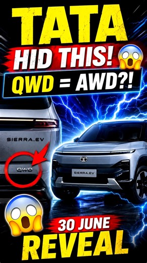 Tata Sierra EV Teaser Confirms AWD! 😱 Creta EV Rival Gets Game-Changing Powertrain