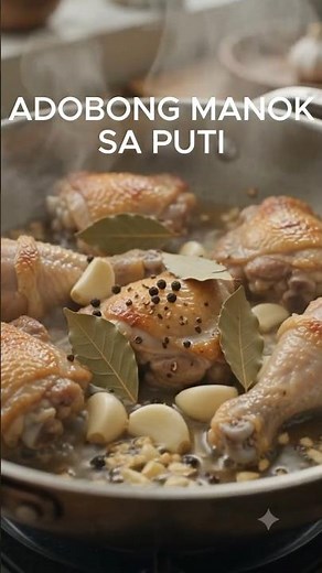 Adobong Manok sa Puti | Authentic Filipino White Chicken Adobo Recipe