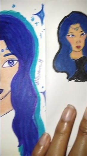 Redrawing this old drawing of Crystal OC. #shorts #drawing #post #video #oc