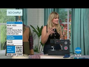 Singer 4432 Heavy Duty Sewing Machine with Feet Set