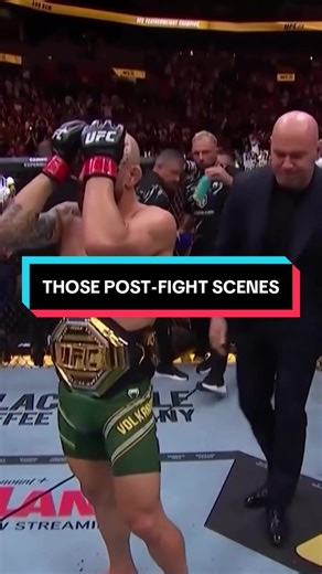 Epic Post-Fight Scenes from Volk vs. Diego Lopes