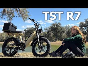 TST R7 Moped Style Cargo 1500W Fat Tire Ebike | Test Ride & Assembly