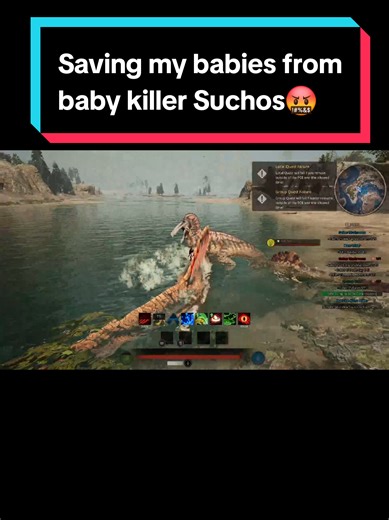 Protecting My Dino Babies from Suchos in Path of Titans