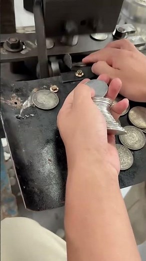 Rapid Coin Pressing Machine ⚙️ #MetalCraft