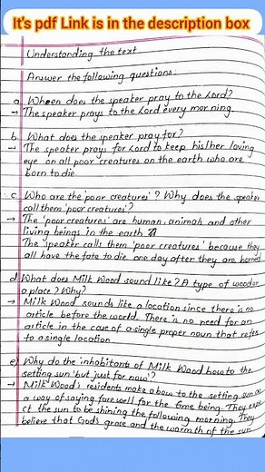 Every Morning I wake up || Class 12 English full exercises|| Poem ||By- Dylan Thomas