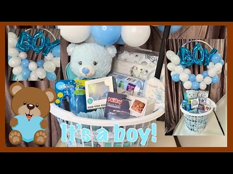 DIY Baby Shower Gift Basket🧸💙