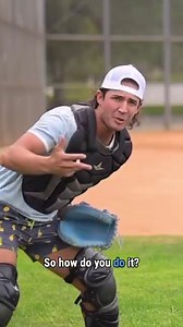5 easy steps to field a passed ball as a catcher. Shoutout to @coach.rac - he’d make a great catcher! | Catching Made Simple