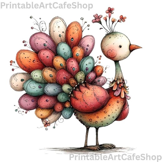 Spring Animals Clipart Watercolor PNG Bundle Illustration Fantasy Forest Commercial Use - Etsy