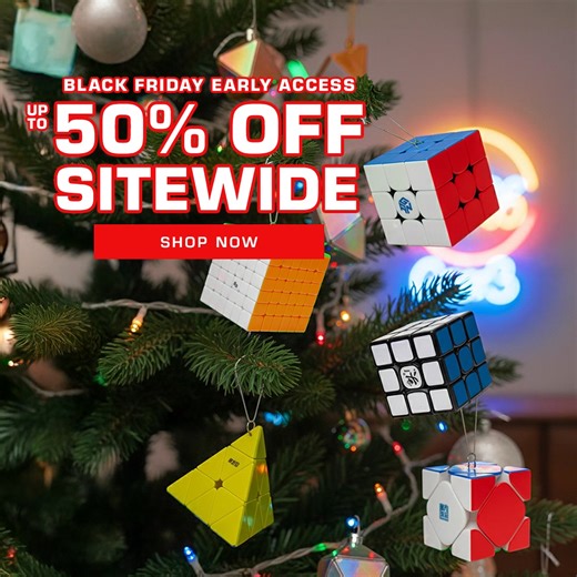 🚨Our Pre-Black Friday Sale is live: up to 50% off sitewide on all cubes, accessories, and speed-solving must-haves. It’s the perfect time to grab that cube you’ve been dreaming about… or a gift for your fellow cuber. | SpeedCubeShop